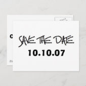 日付のポストカードを保存する 案内ポストカード (正面/裏面)