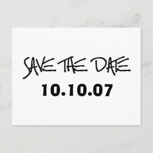 日付のポストカードを保存する 案内ポストカード (正面)