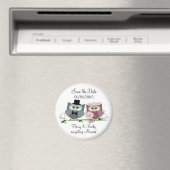 日付のマグネットをパーソナ結婚ライズして保存 マグネット (インサイチュ (食洗機))