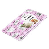 日付のマグネット結婚を保存する マグネット (左側)