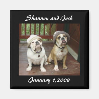 日付のマグネット結婚を保存する マグネット