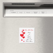 日付のマグネット結婚テンプレートの保存 マグネット (インサイチュ (食洗機))