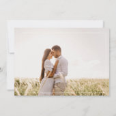 日付のモダン保存招待状 セーブザデート (裏面)