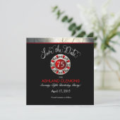 日付のラスベガスのアールデコ|の銀製の黒を救って下さい セーブザデート (スタンド正面)