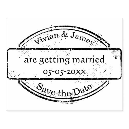 日付のラバースタンプを大きく保存 |名前と日付 ラバースタンプ (インプリント)