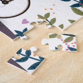 日付のヴィンテージ自転車の保存 ジグソーパズル (側面)