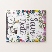 日付のヴィンテージ自転車の保存 ジグソーパズル (横)