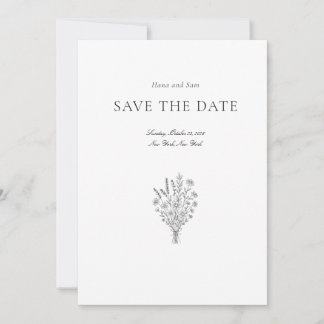 日付の保シンプル存結婚 セーブザデート