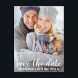 日付の保モダン存婚約フォトポストカードWSB ポストカード<br><div class="desc">日付の保モダン存婚約フォトポストカードWSB</div>