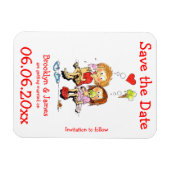 日付の保存おもしろい マグネット (横)