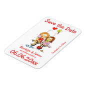 日付の保存おもしろい マグネット (左側)