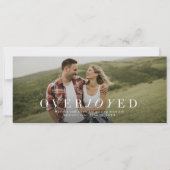 日付の保存を大喜び婚約写真 セーブザデート (正面)