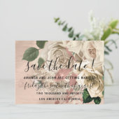 日付の保存アイボリーリースバラリース セーブザデート (スタンド正面)