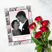 日付の保存エレガントアンティークCupids写真 招待状