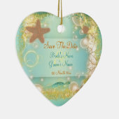 日付の保存オーナメント招待状 セラミックオーナメント (右)