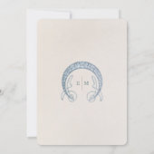 '日付の保存'カードアルフォンスミュシャのスタイル 招待状 (裏面)