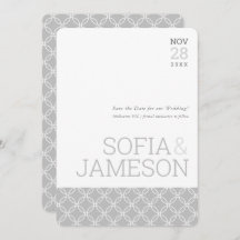 日付の保存タイプシンプルのソフトモダングレー