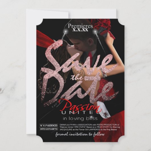 日付の保存チケット セーブザデート (正面)