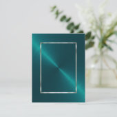 日付の保存ティール(緑がかった色)きらめく セーブザデート (スタンド正面)