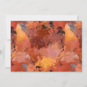 日付の保存テラコッタパターンタイポグラフィ写真 セーブザデート (裏面)