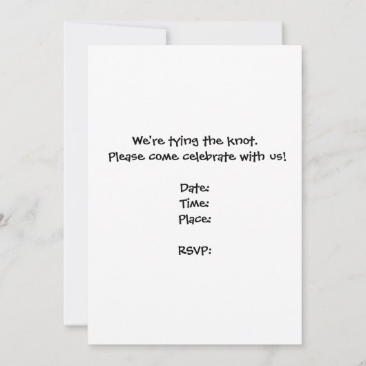 日付の保存バイクもしくは自転車に乗る人結婚式の招待カード セーブザデート (裏面)