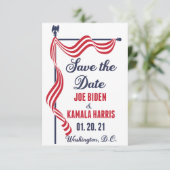 日付の保存バイデン氏・ハリスの就任式 案内状 (スタンド正面)