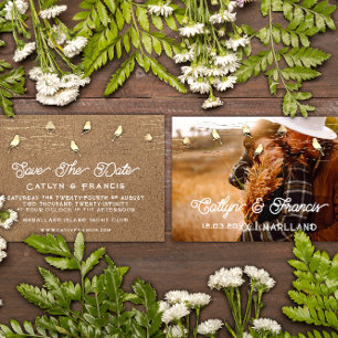 日付の保存フォト金ゴールドクラフトブラックバーズデジタル 招待状