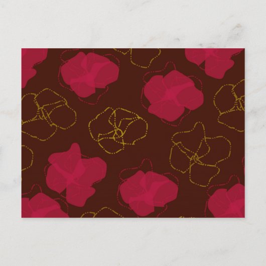 日付の保存フローラデザイン 案内ポストカード (裏面)