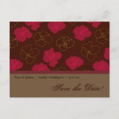 日付の保存フローラデザイン 案内ポストカード (正面)