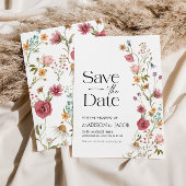 日付の保存フローラ招待状 招待状