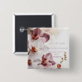 日付の保存ボタン 缶バッジ (正面&裏面)