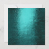 日付の保存ミニマルティール(緑がかった色)金ゴールドリース セーブザデート (裏面)