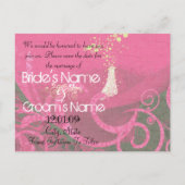 日付の保存ラズベリーカラリリー葉書 案内ポストカード (裏面)