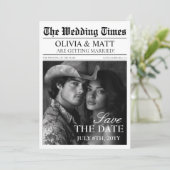 日付の保存レトロ新聞結婚の セーブザデート (スタンド正面)