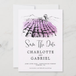 日付の保存ワイナリー結婚 セーブザデート