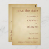 日付の保存ヴィンテージパーチメントアメージングアンティーク ポストカード (正面/裏面)