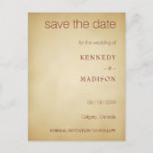 日付の保存ヴィンテージパーチメントアメージングアンティーク ポストカード (正面)