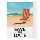 日付の保存ヴィンテージビーチDeckchair (内側 (左))
