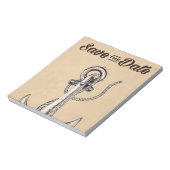 日付の保存ヴィンテージ航海のいかり ノートパッド (回転)