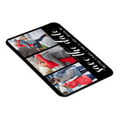 日付の保存婚約3 Photo Blk マグネット (右側)