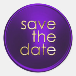 日付の保存封筒用シール ラウンドシール