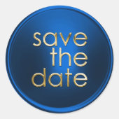 日付の保存封筒用シール ラウンドシール (正面)