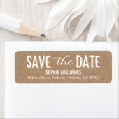 日付の保存差出人住所ラベル ラベル (インサイチュ)