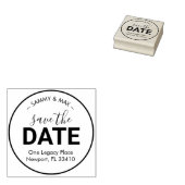 日付の保存差出人住所 ラバースタンプ (押印)