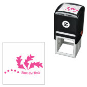 日付の保存抽象芸術離れ セルフインキングスタンプ (インサイチュ)