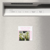 日付の保存招待状マグネットカラユリ マグネット (インサイチュ (食洗機))