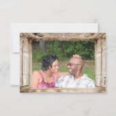 日付の保存招待状 セーブザデート (裏面)