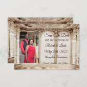 日付の保存招待状 セーブザデート (正面/裏面)