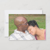 日付の保存招待状 セーブザデート (裏面)