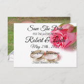 日付の保存招待状 セーブザデート (正面/裏面)